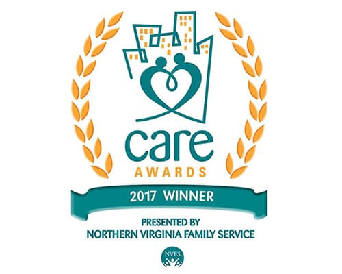 Ventera's 2017 Care award from the Northern Virginia Family Service