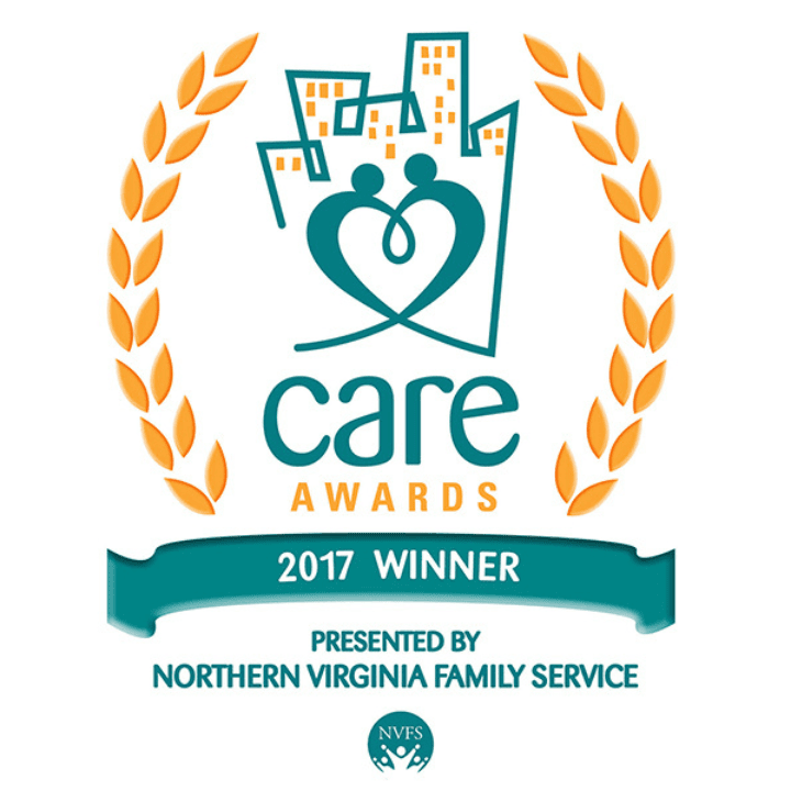 Ventera's 2017 Care award from the Northern Virginia Family Service